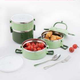 Boîte Repas en acier inoxydable 4 Couches avec Fonction d'étanchéité