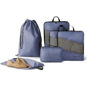Lot de 6 sacs de voyage et compression extensibles pour valises