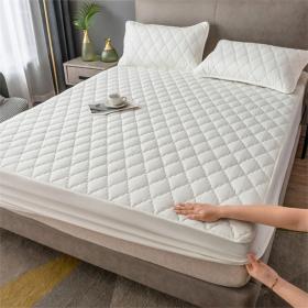 Drap Housse Protection de Matelas en Coton épaissi matelassé